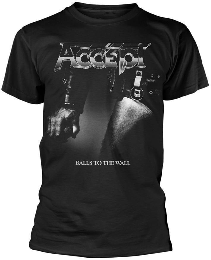 Shirt Accept Shirt Balls To The Wall Heren Black S