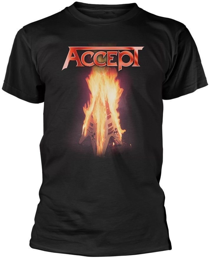 T-Shirt Accept T-Shirt Flying V Black M