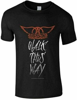 T-shirt Aerosmith T-shirt Walk This Way Homme Black 3XL - 1