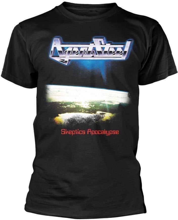 Tričko Agent Steel Agent Steel Skeptics Apocalypse Black 2XL Tričko