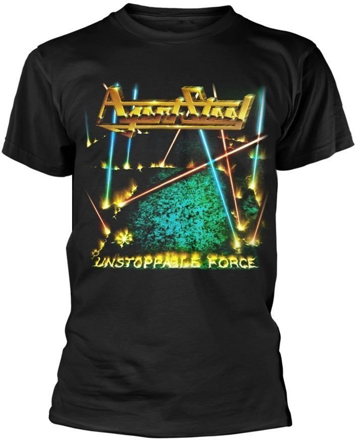 Tričko Agent Steel Agent Steel Unstoppable Force Black 2XL Tričko