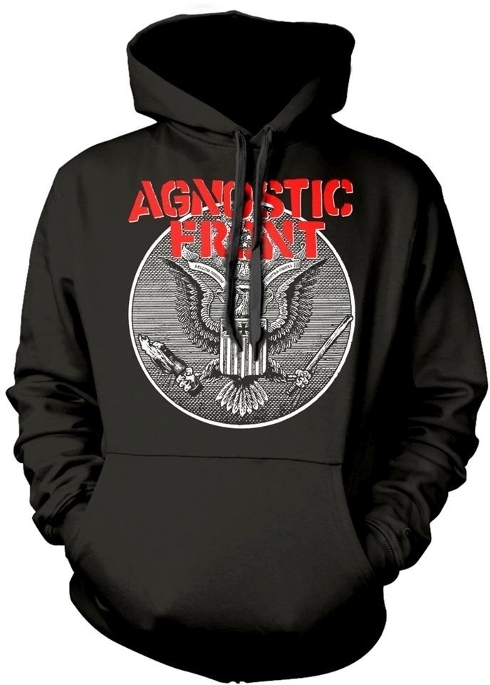 Agnostic Front Hoodie Against All Eagle Black XL