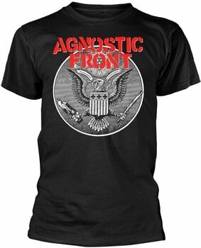 Shirt Agnostic Front Shirt Against All Eagle Heren Black XL - 1