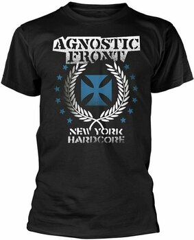 T-shirt Agnostic Front T-shirt Blue Iron Cross Homme Black L - 1