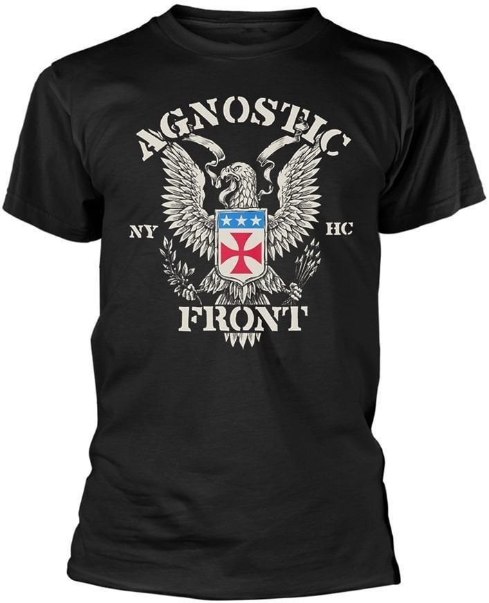 Shirt Agnostic Front Shirt Eagle Crest Heren Black S