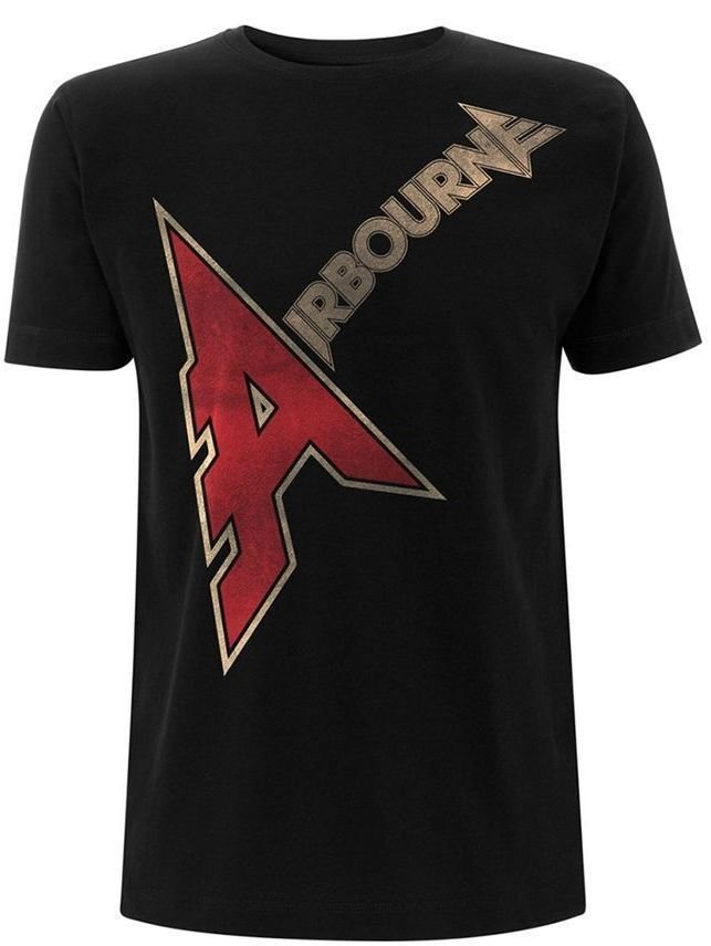 T-shirt Airbourne A Logo Black L T-shirt