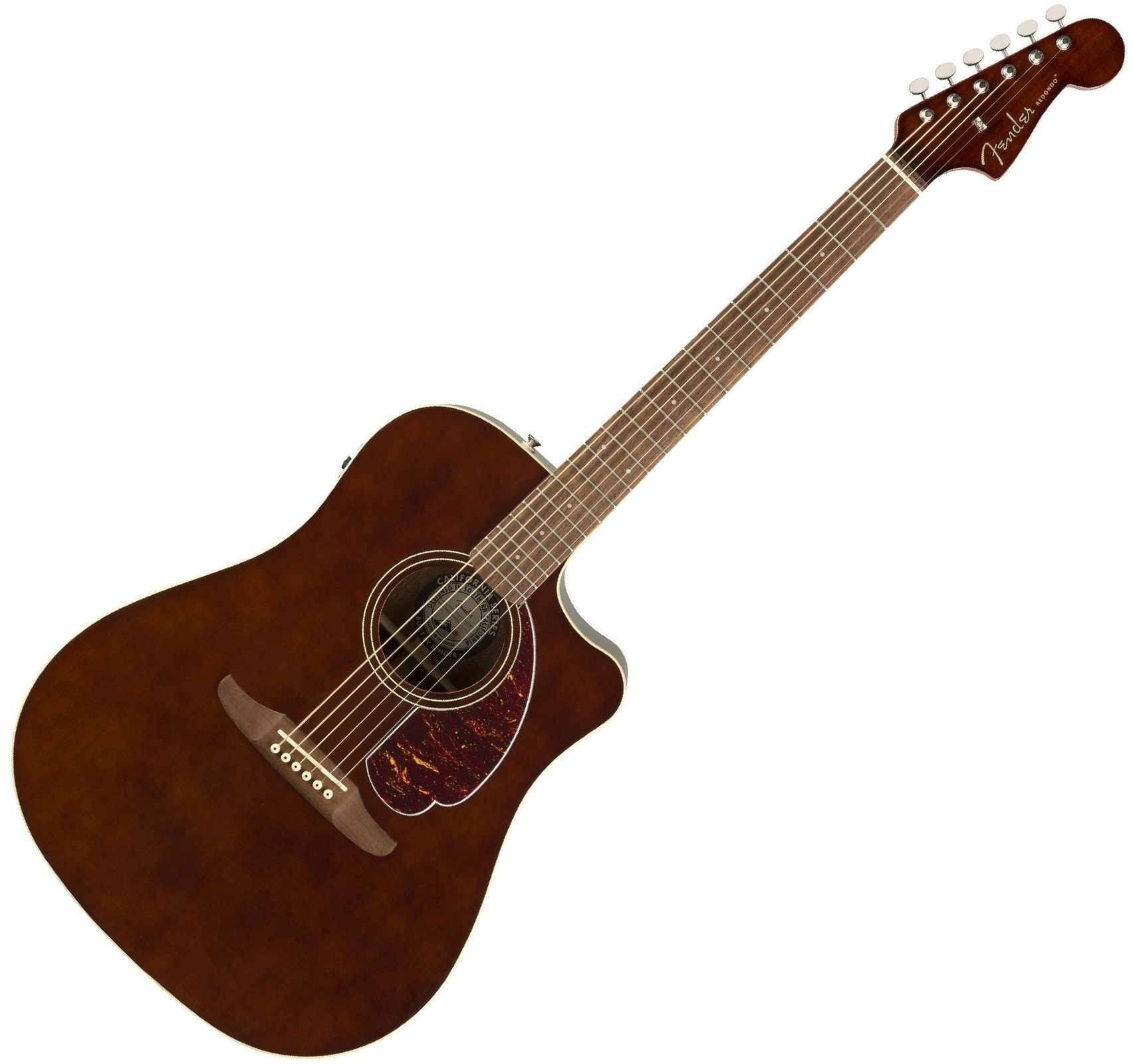 Elektro-akoestische gitaar Fender FSR Redondo Player WN Walnut