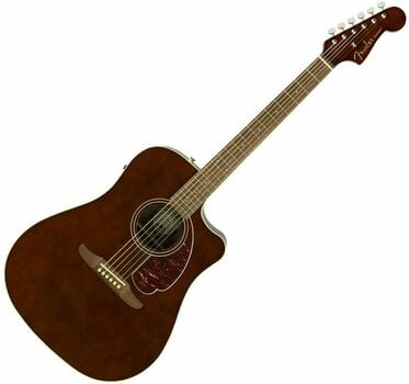Elektroakustisk gitarr Fender FSR Redondo Player WN Walnut - 1