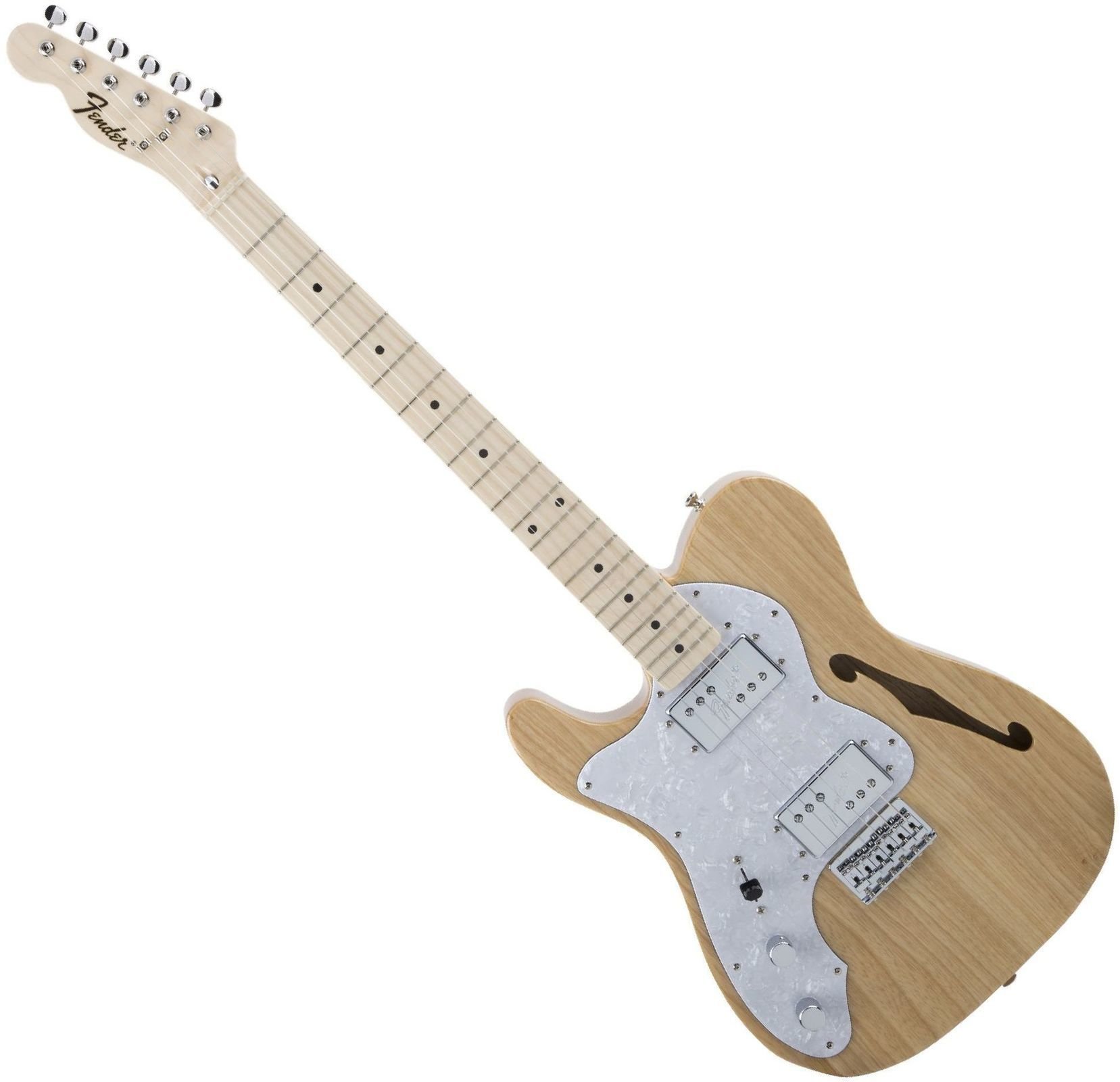 Guitare électrique Fender MIJ Traditional '70s Telecaster Thinline MN Natural LH