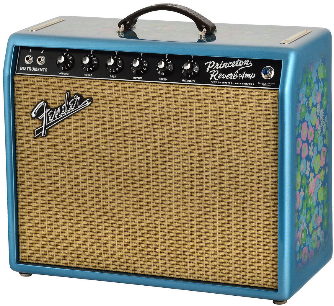 Combo Valvolare Chitarra Fender 65 Princetone Reverb FSR Blue Flower