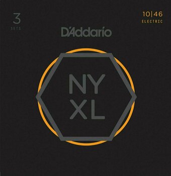 Saiten für E-Gitarre D'Addario NYXL1046-3P - 1