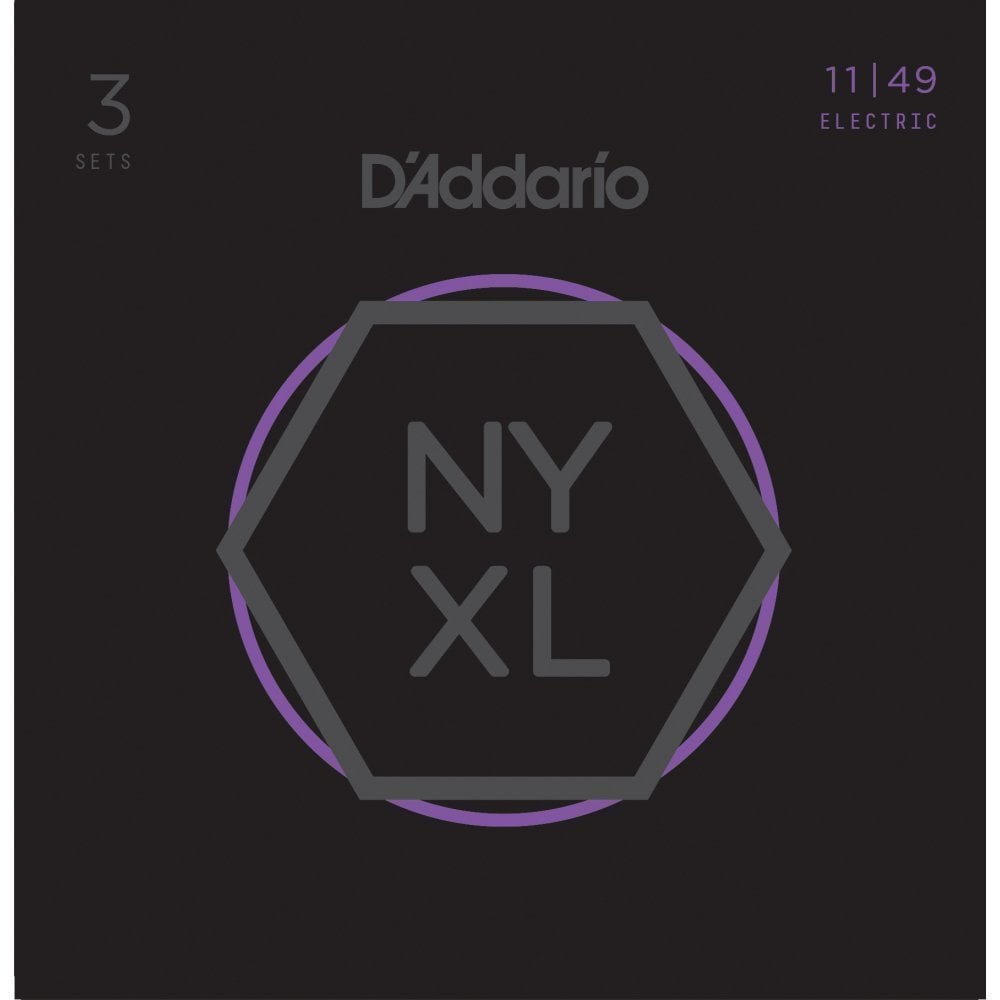 Cordes pour guitares électriques D'Addario NYXL1149-3P