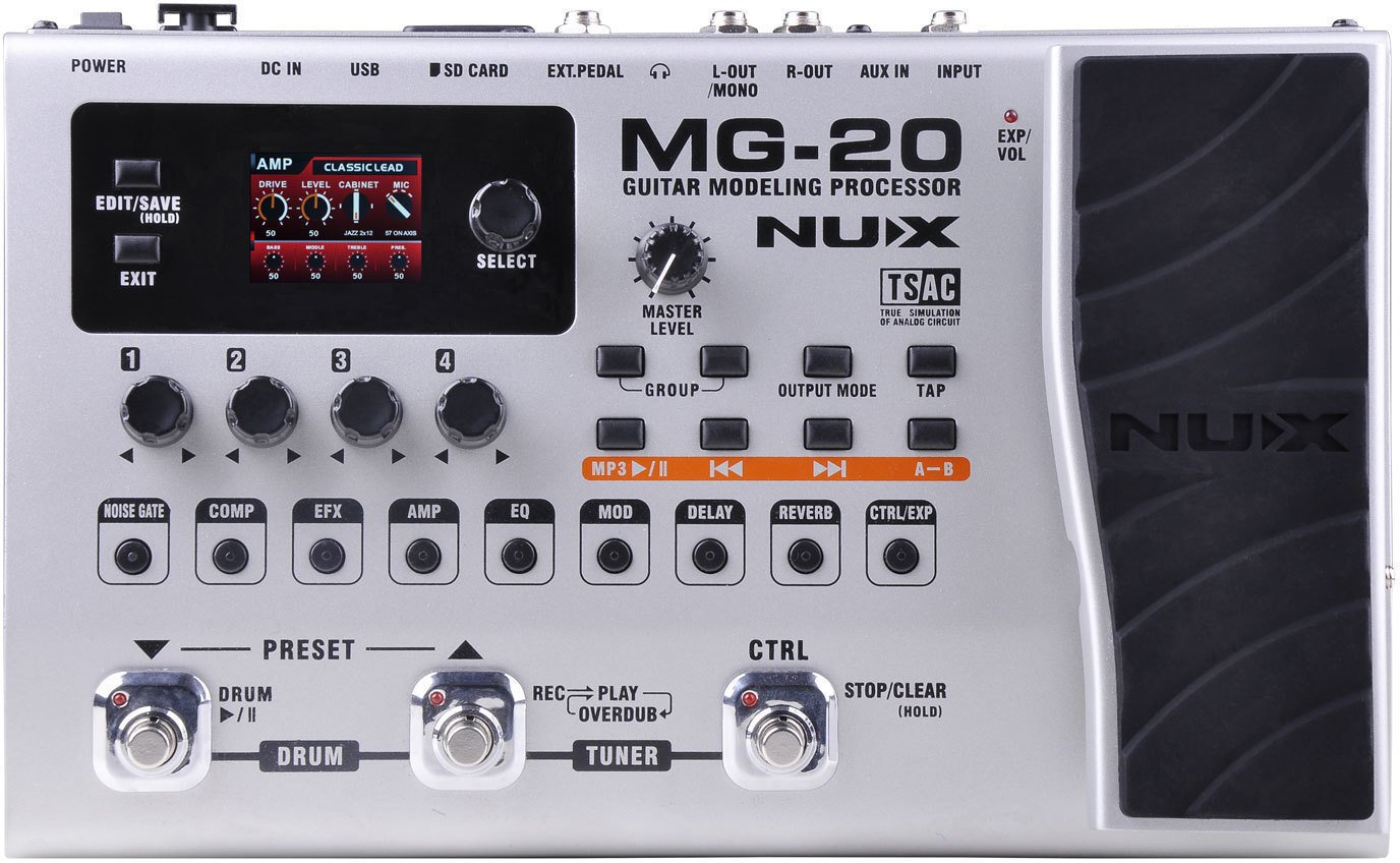 Gitarren-Multieffekt Nux MG-20