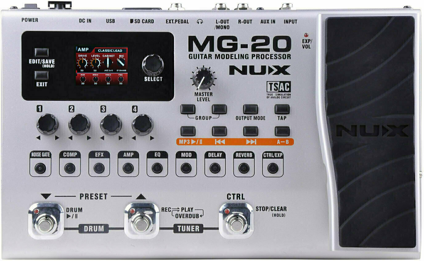 NUX MG-20 マルチエフェクター ニューエックス MG-20 NUX MG-20 - Tonebox.com