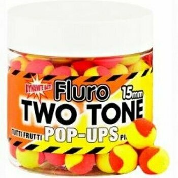 Pop up Dynamite Baits Two Tone Fluro 15 mm Tutti Frutti-Ананас Pop up - 1