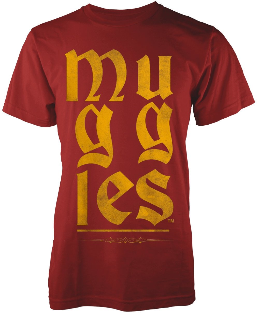 Shirt Harry Potter Shirt Muggles Red L