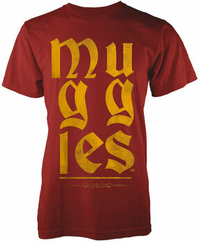 Shirt Harry Potter Shirt Muggles Red L - 1