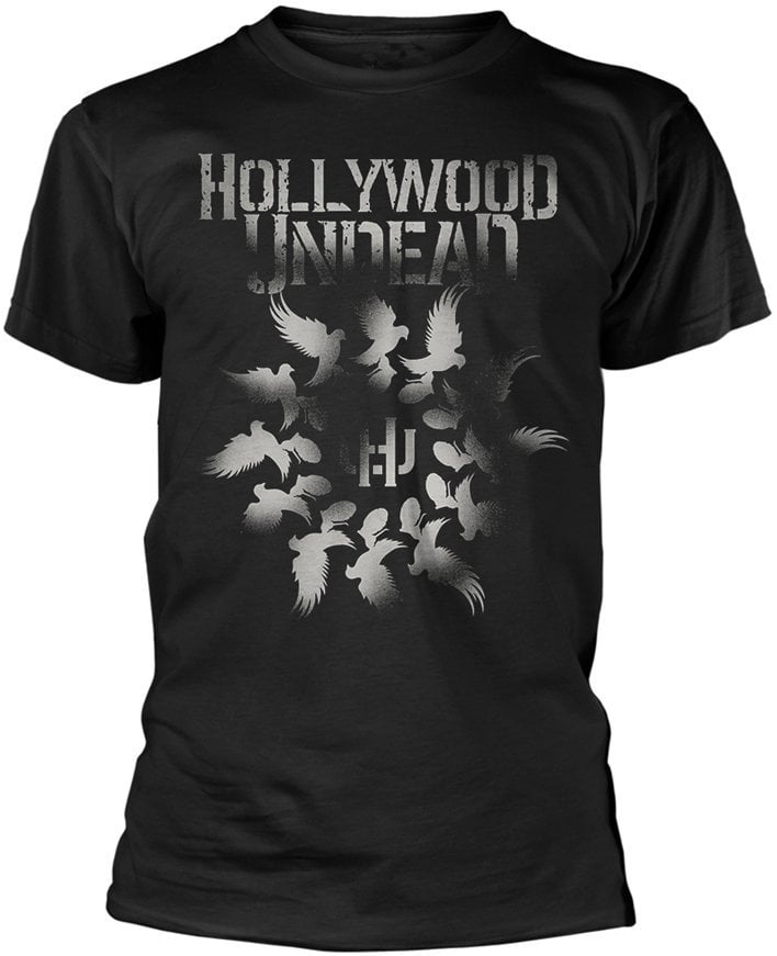 Camiseta de manga corta Hollywood Undead Dove Grenade Spiral T-Shirt M