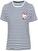 T-Shirt Hello Kitty Striped Striped Black/White S T-Shirt