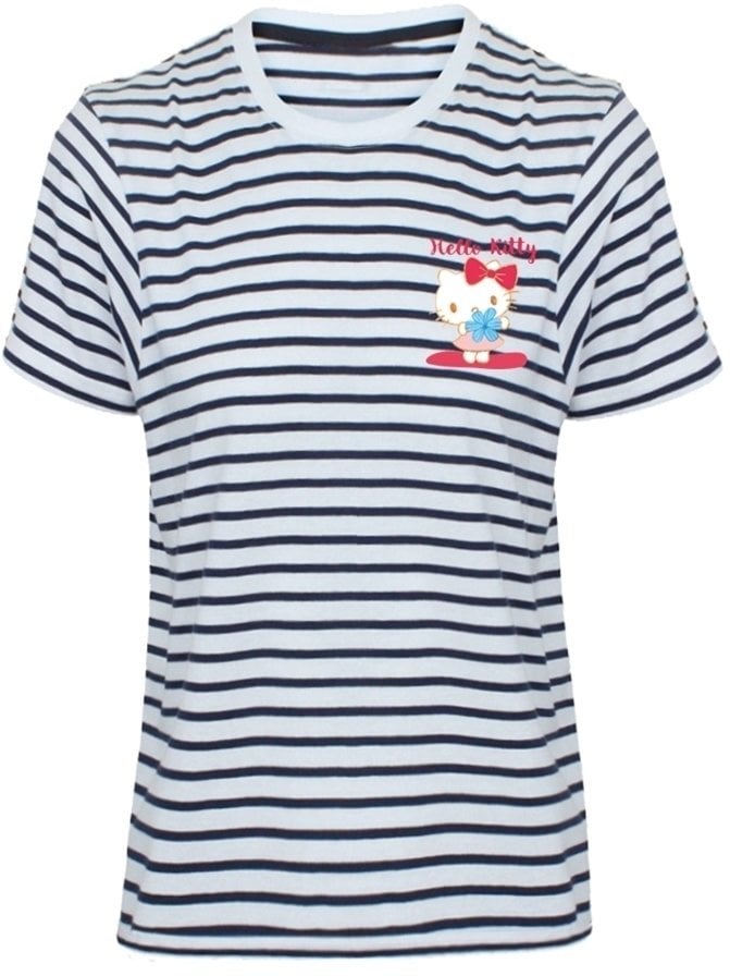 T-Shirt Hello Kitty T-Shirt Striped Herren Striped Black/White L
