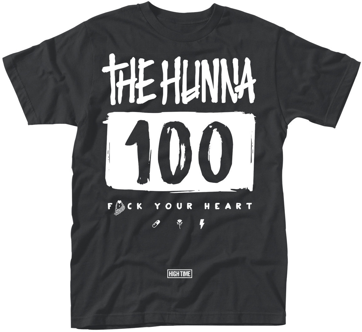 T-shirt The Hunna 100 Black M T-shirt