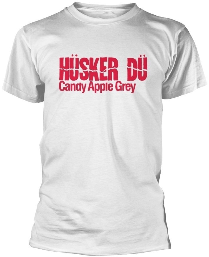 Camiseta de manga corta Husker Du Camiseta de manga corta Candy Apple Blanco XL