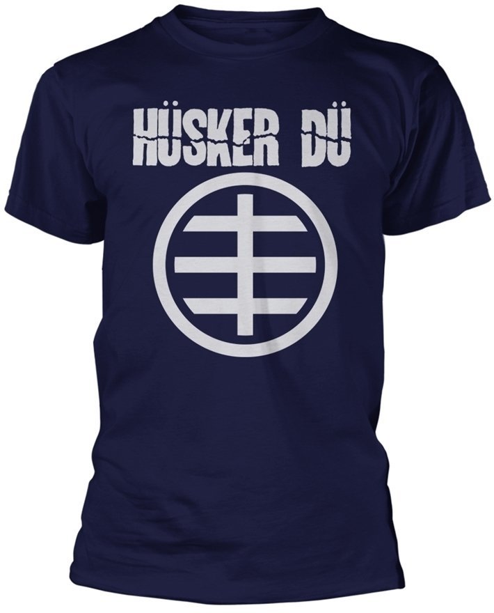 Tričko Husker Du Tričko Circle Logo 1 Navy S