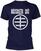 T-shirt Husker Du T-shirt Circle Logo 1 Masculino Navy M