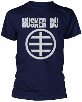 Shirt Husker Du Shirt Circle Logo 1 Navy L - 1