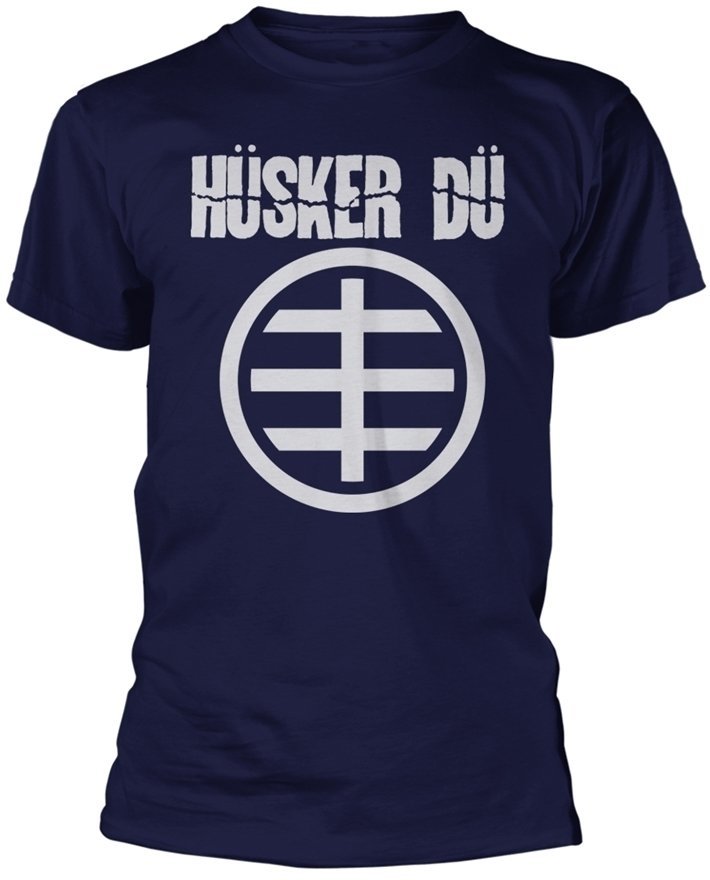 Tričko Hüsker Dü Circle Logo 1 Navy 2XL Tričko