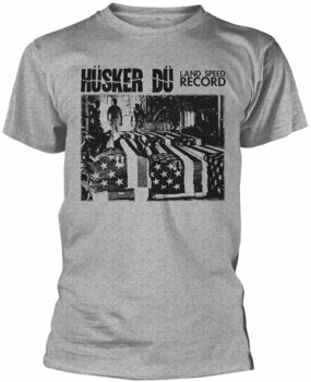 T-shirt Husker Du T-shirt Land Speed Record Grey L - 1