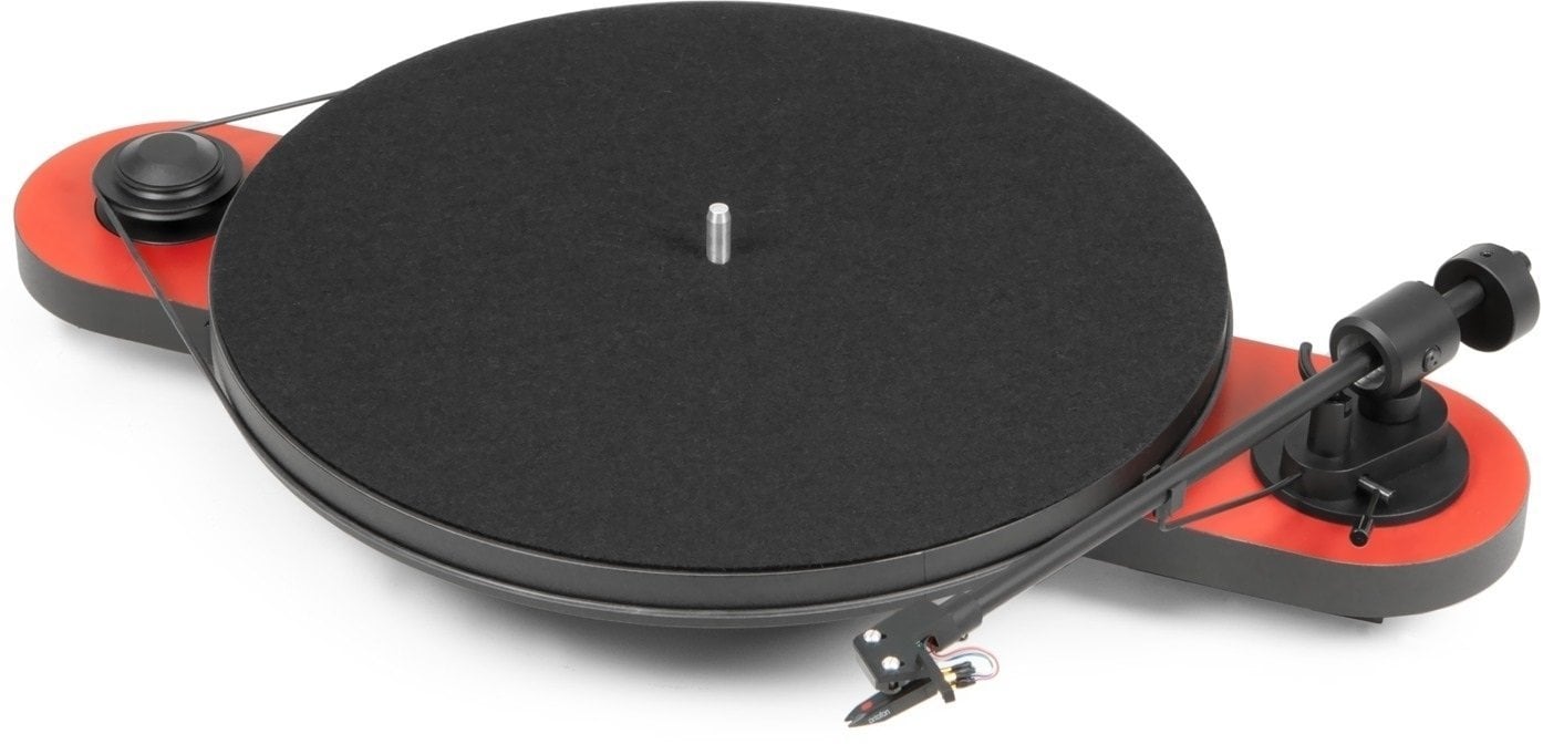 Turntable Pro-Ject Elemental Phono USB OM5E Red/Black