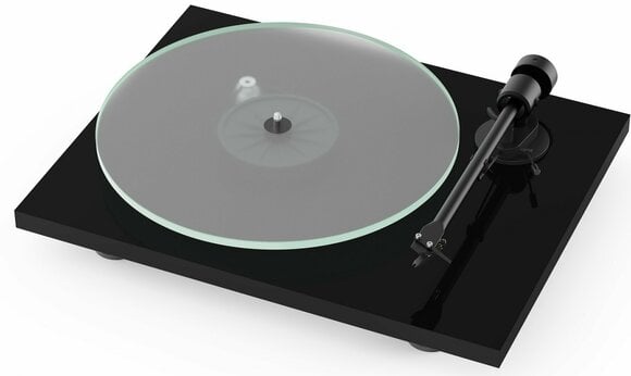 Turntable Pro-Ject T1 + OM5E High Gloss Black - 1