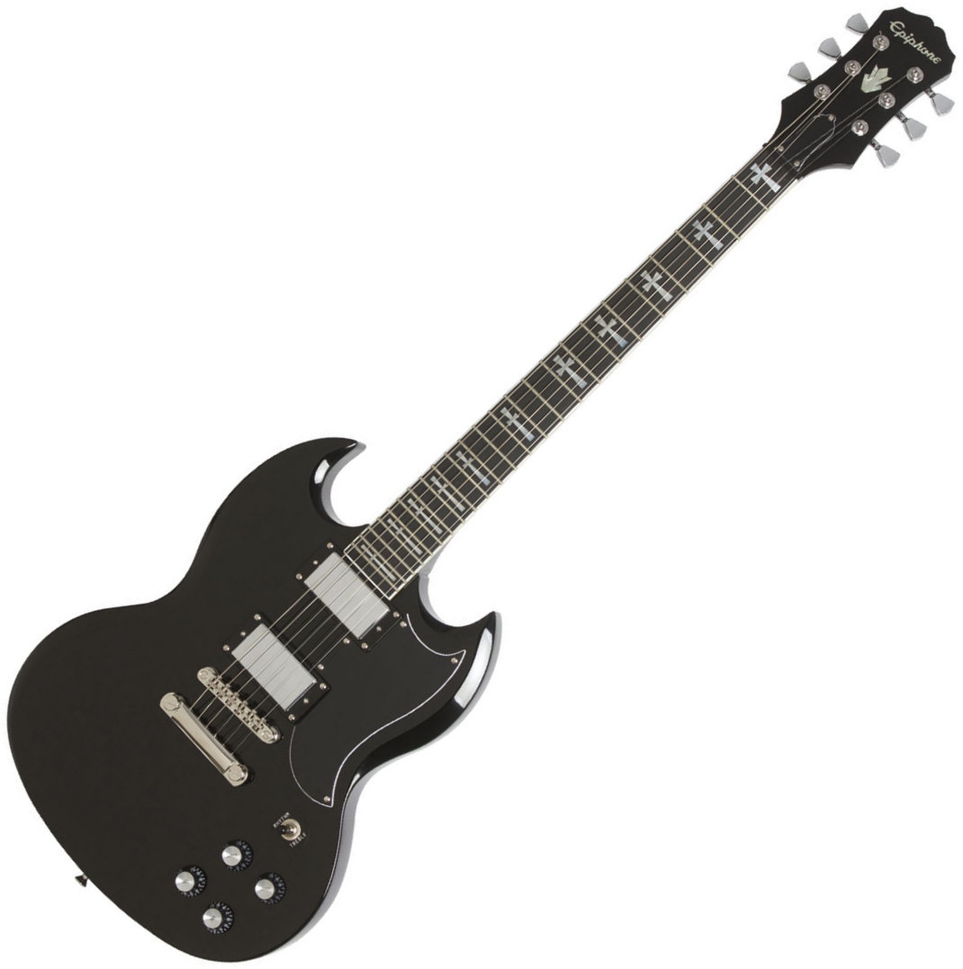 Guitarra electrica Epiphone Tony Iommi SG Custom LE Negro