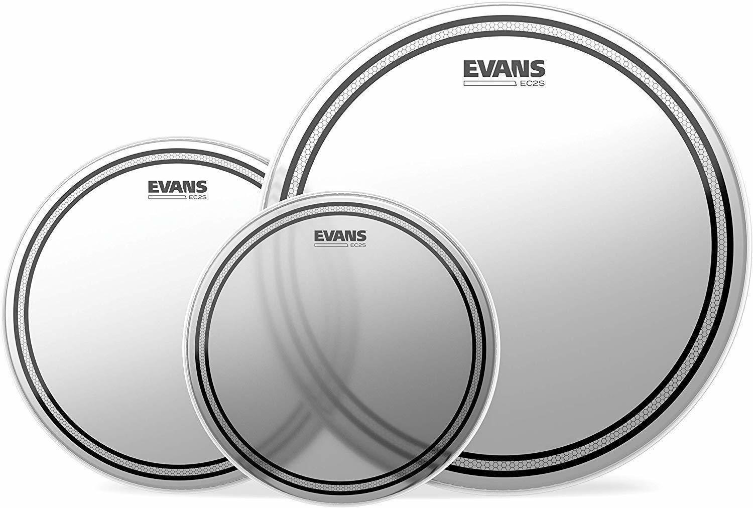 Set de peaux Evans ETP-EC2SCTD-F EC2 Frosted Fusion Set de peaux