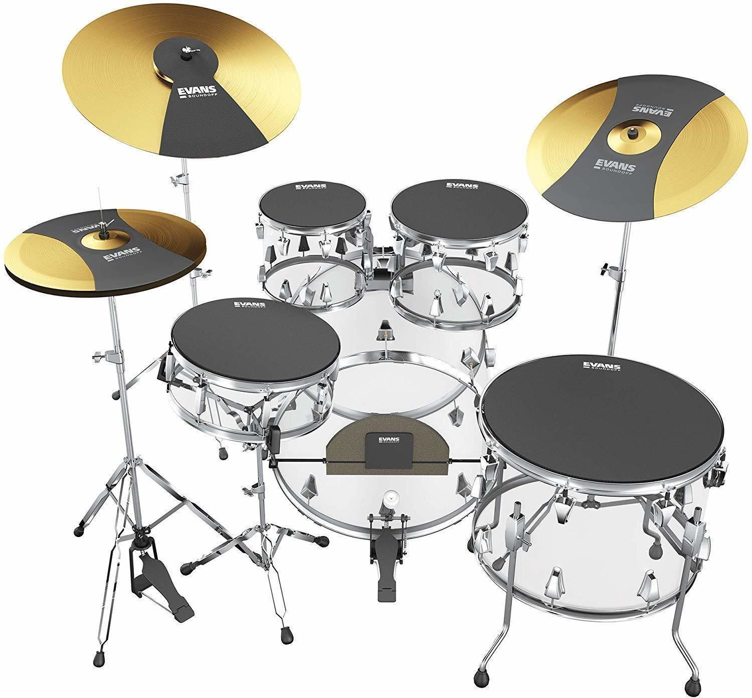 Dempingselement voor drums Evans SOSETSTD SoundOff Standard Mute Set