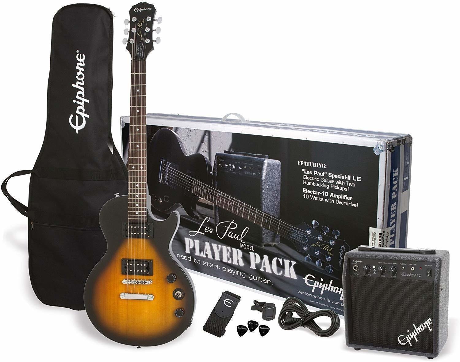 Guitare électrique Epiphone Les Paul Special-II Vintage Sunburst (Endommagé)