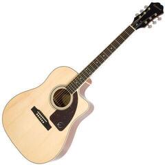 Електро-акустична китара Джъмбо Epiphone J-45 EC Studio Natural Електро-акустична китара Джъмбо