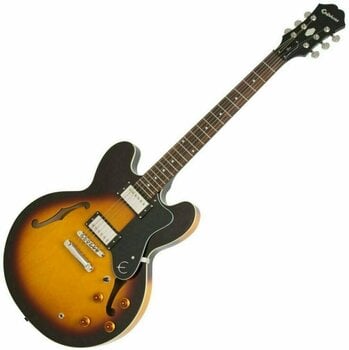 Halvakustisk gitarr Epiphone The Dot Vintage Sunburst - 1