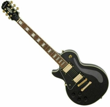 Elektrická gitara Epiphone Les Paul CUSTOM PRO LH Ebony Black - 1