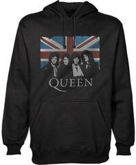 Rock Off Queen Unisex Pullover Hoodie: Vintage Union Jack 3XL Rock Off Queen Unisex Pullover Hoodie: Vintage Union Jack 3XL