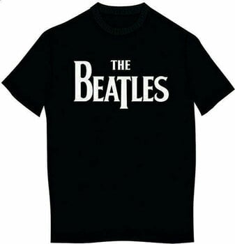 Skjorte The Beatles Skjorte Drop T Logo Black M - 1