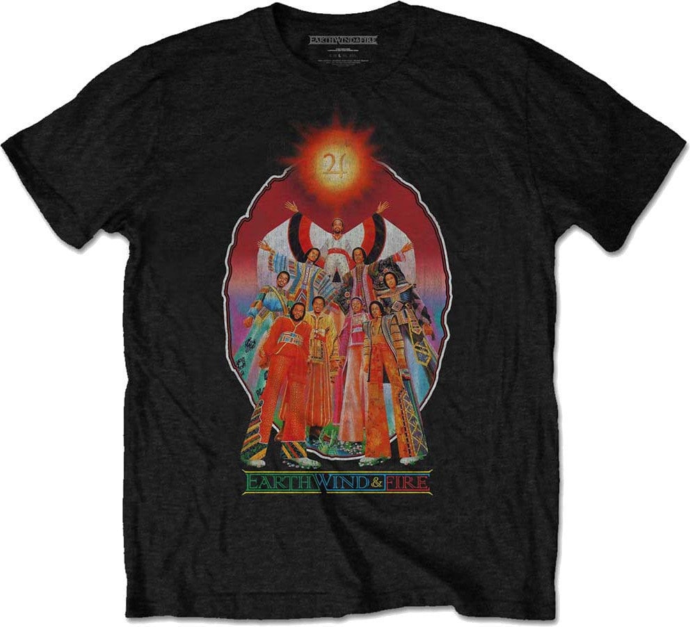 Shirt Earth, Wind & Fire Shirt Unisex Let's Groove Black S