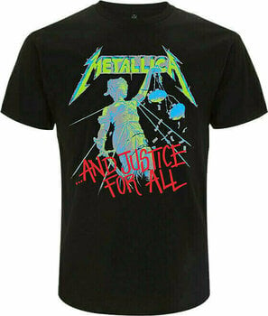 Shirt Metallica Shirt Unisex And Justice For All Original Unisex Black L - 1