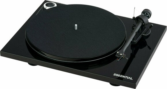 Gramofon Pro-Ject Essential III Phono + OM 10 High Gloss Black Gramofon - 1