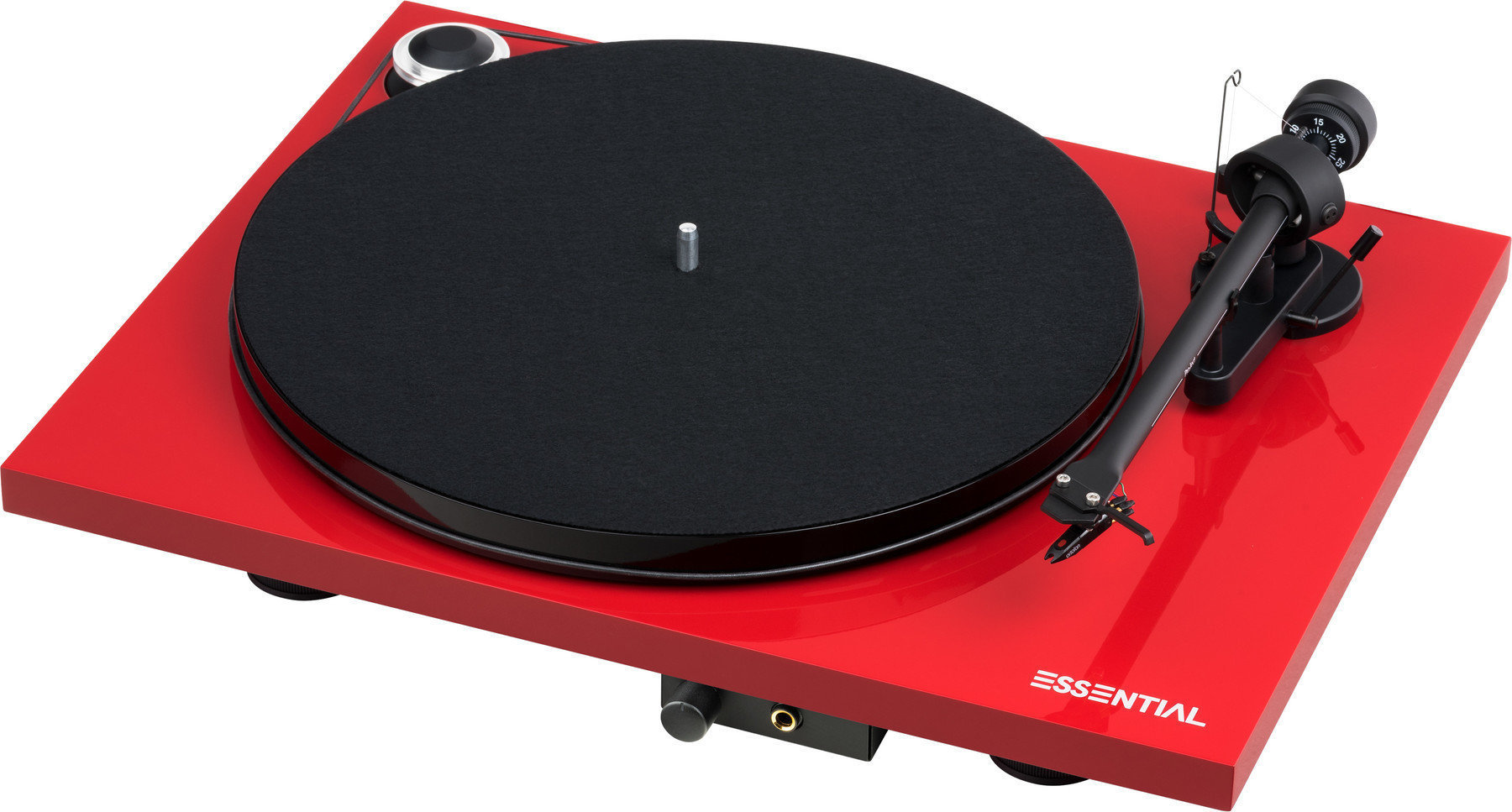Abspielgerät Pro-Ject Essential III HP + OM 10 High Gloss Red Abspielgerät