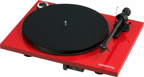 Abspielgerät Pro-Ject Essential III HP + OM 10 High Gloss Red Abspielgerät - 1