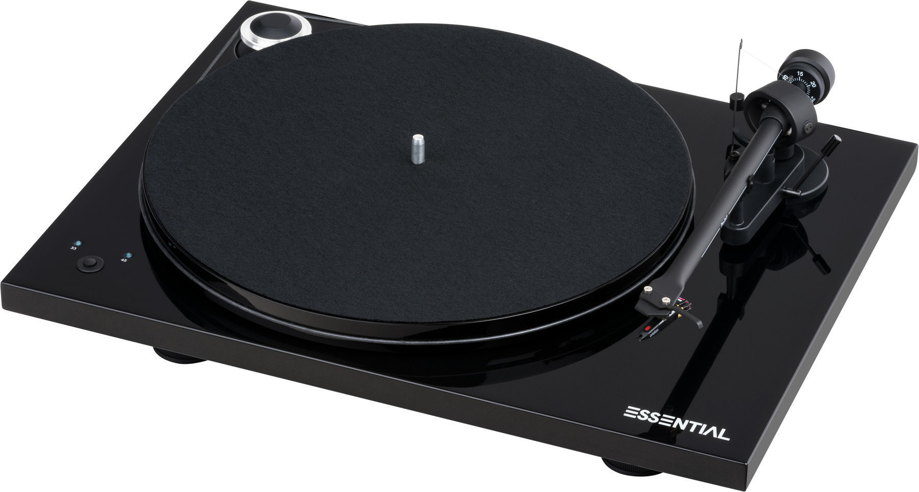 Platenspeler Pro-Ject Essential III RecordMaster High Gloss Black