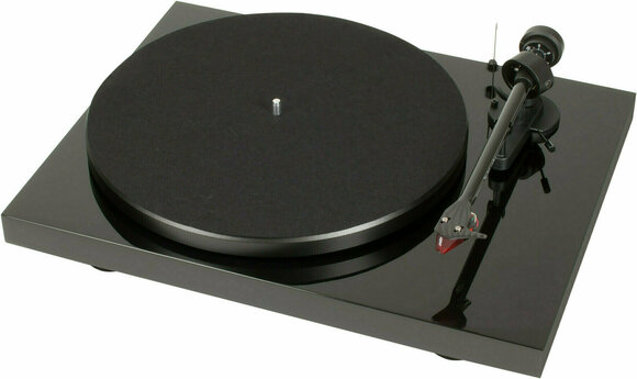 Turntable Pro-Ject Debut Carbon (DC) + 2M Red High Gloss Black Turntable - 1