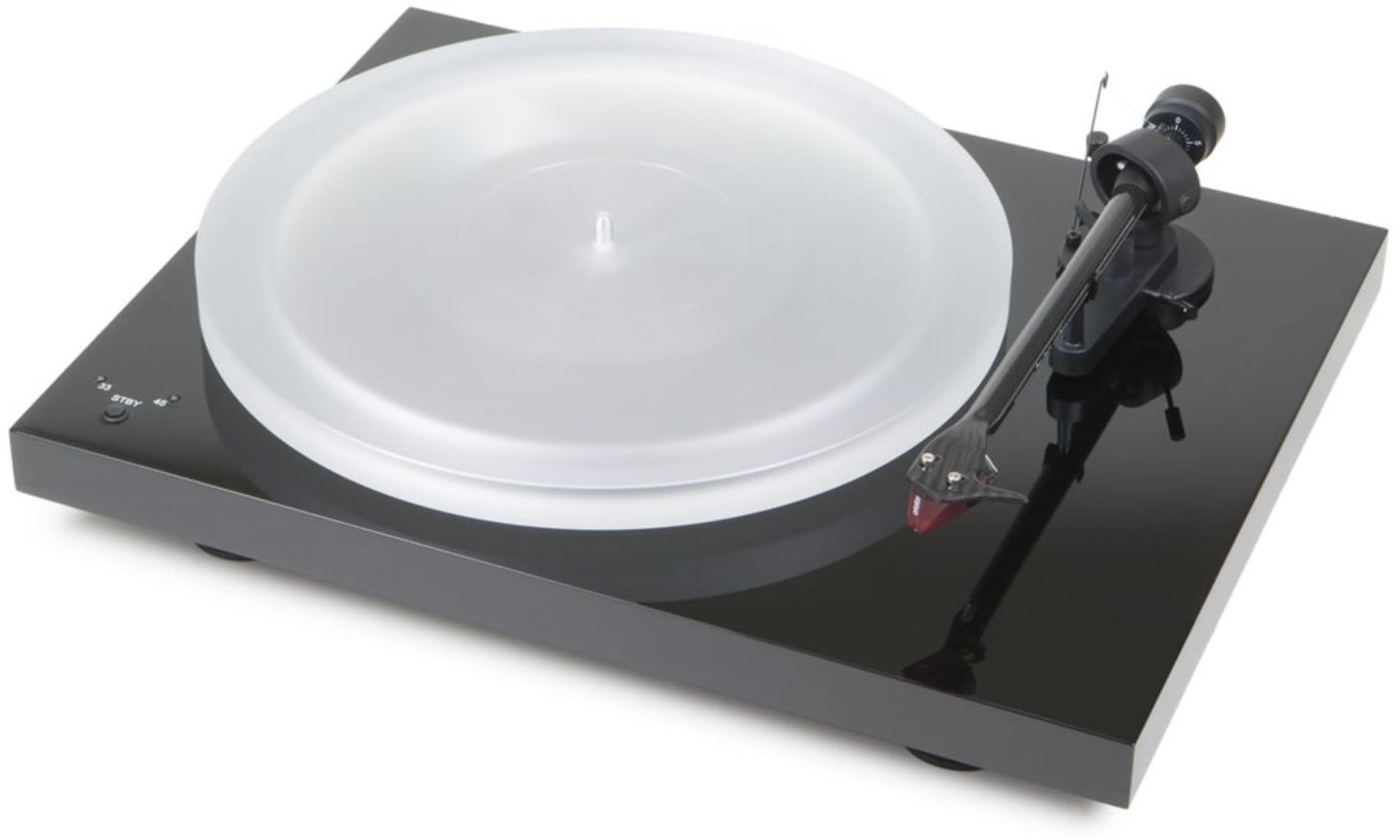 Turntable Pro-Ject Debut Carbon DC Esprit SB 2M Red High Gloss Black
